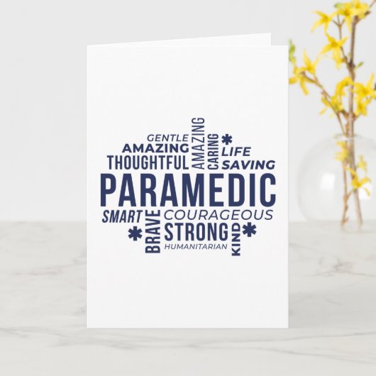 Paramedic Hero Kaart (Gele Bloem)