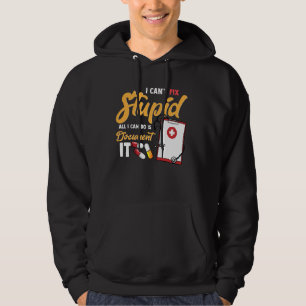Paramedic kan een onstuimig probleem oplossen maar hoodie
