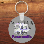 Paramedic "Niet met mij meegaan" Sleutelhanger (Voorkant)