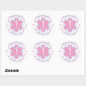 Paramedic Princess Ronde Sticker (Vel)