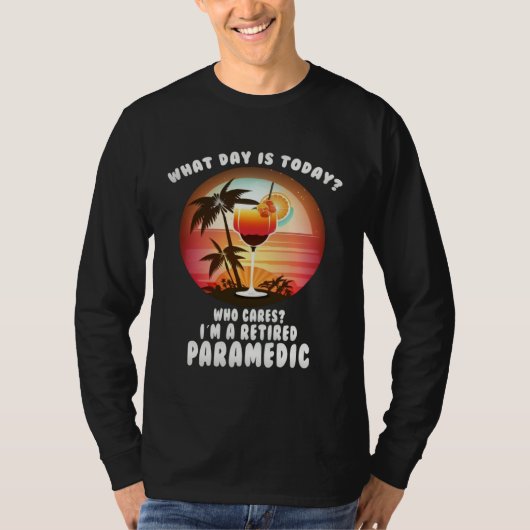 Paramedic Retirement  Retiree T-shirt (Voorkant)