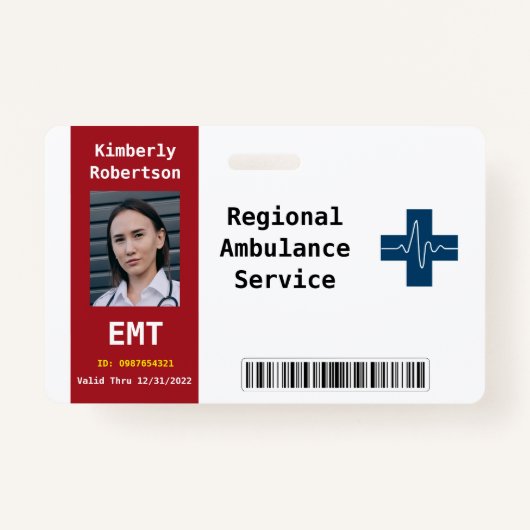 Paramedic Security ID Badge (Voorkant)