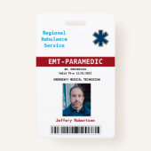 Paramedic Security ID Badge (Voorkant)