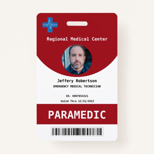Paramedic Security ID Badge (Voorkant)
