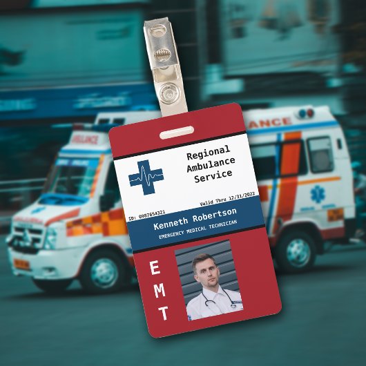 Paramedic Security ID Badge