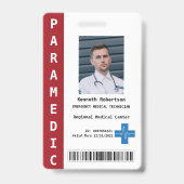 Paramedic Security ID Badge (Voorkant)