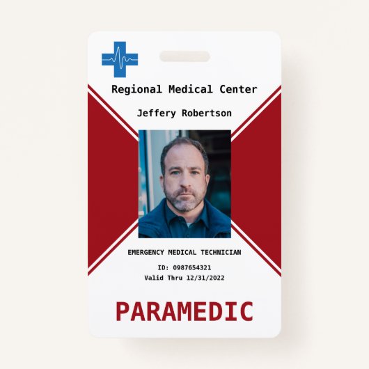 Paramedic Security ID Badge (Voorkant)