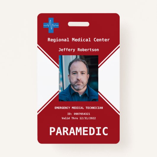 Paramedic Security ID Badge (Voorkant)