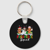 Paramedic Squad Reindeer Snowman Gingerbread Chris Sleutelhanger (Voorkant)