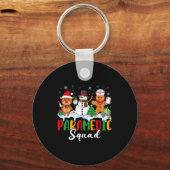 Paramedic Squad Reindeer Snowman Gingerbread Chris Sleutelhanger (Voorkant)