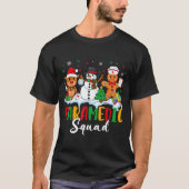 Paramedic Squad Reindeer Snowman Gingerbread Chris T-shirt (Voorkant)