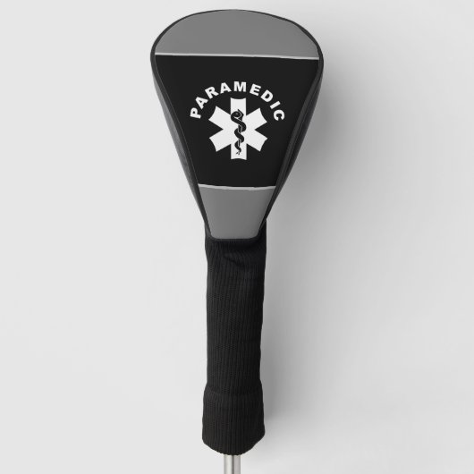 Paramedic Star of Life Golfheadcover (Voorkant)