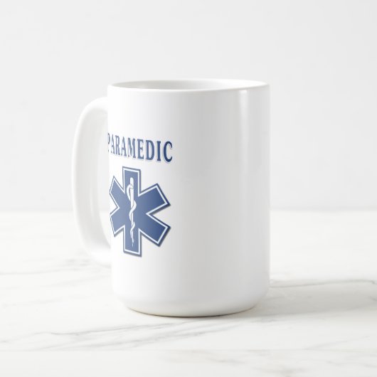 Paramedic Star of Life Koffiemok (Voorkant links)