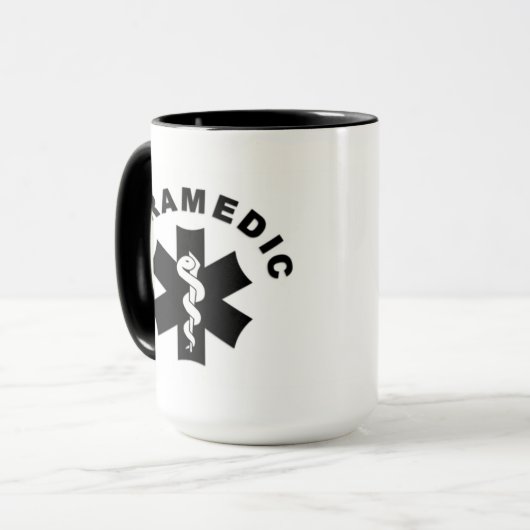 Paramedic Star of Life Mok (Voorkant links)