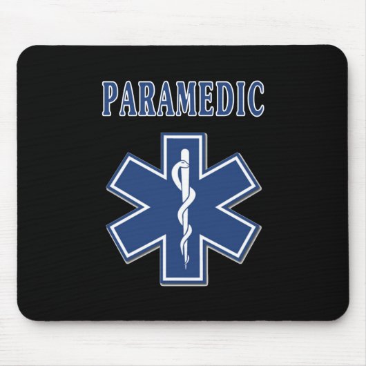 Paramedic Star of Life Muismat (Voorkant)