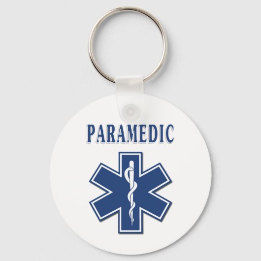 Paramedic Star of Life Sleutelhanger (Voorkant)
