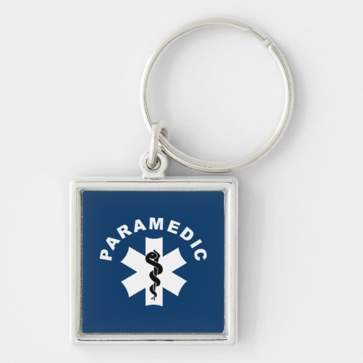 Paramedic Star of Life Sleutelhanger (Voorkant)