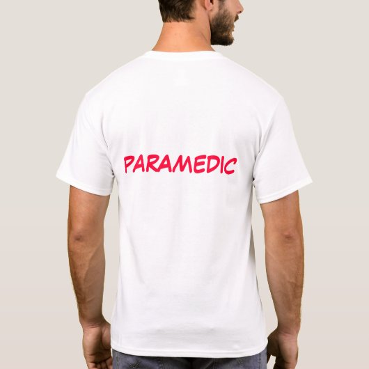 Paramedic T-shirt (Achterkant)