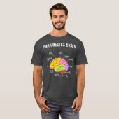 Paramedica Brain Medical EMT EMT First Aider T-shirt (Voorkant volledig)