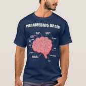 Paramedica Brain Medical EMT EMT First Aider T-shirt (Voorkant)
