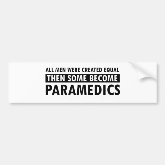 Paramedica-design Bumpersticker (Voorkant)