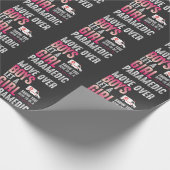 Paramedicale hulpverleningsmeisje cadeaupapier (Hoek)