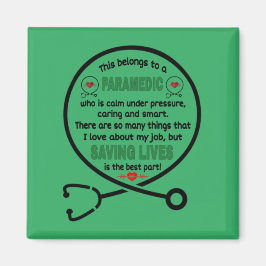 Paramedic's Gift. Dit behoort tot een paramedische Magneet