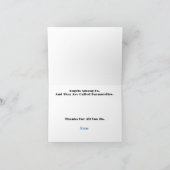 Paramedics - Hartelijk dank Kaart (Binnen)