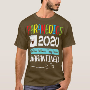 Paramedics toiletpapier gezicht 2020 die waar th t-shirt