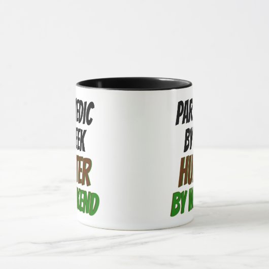 Paramedicus houdt van jagen mok (Midden)