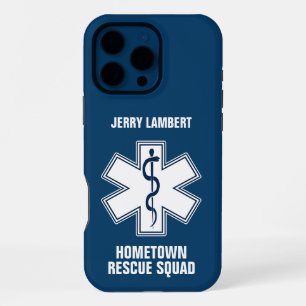 Paramedisch EMT EMS Naam Sjabloon iPhone 16 Pro Max Hoesje