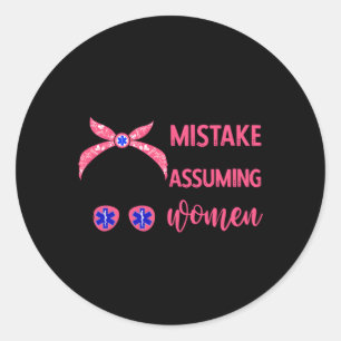 paramedisch ronde sticker