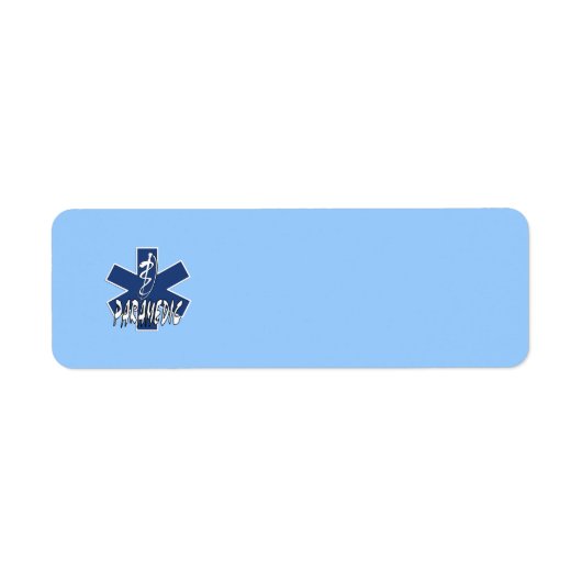 Paramedische actie etiket (Voorkant)