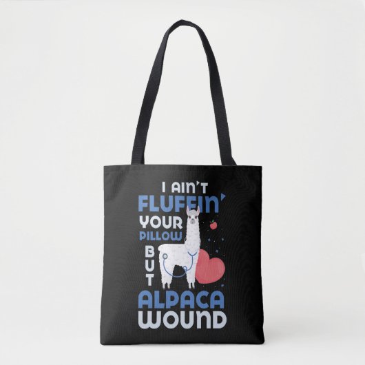 Paramedische Alpaca Wound Care Neurse Trauma EMT Tote Bag (Voorkant)