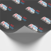 Paramedische Ambulance Car wee Cadeaupapier (Hoek)