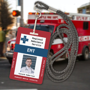 Paramedische beveiligings-ID-badge Badge
