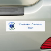 Paramedische brandweerman bumpersticker (Op auto)