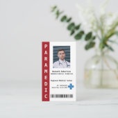 paramedische diensten visitekaartje (Staand voorkant)