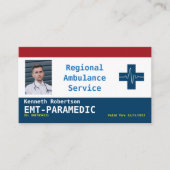 paramedische diensten visitekaartje (Voorkant)