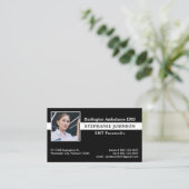 Paramedische EMS aangepaste foto noodambulance Visitekaartje (Staand voorkant)