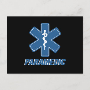 Paramedische EMS EMT Ambulance Medicine First Aid  Briefkaart