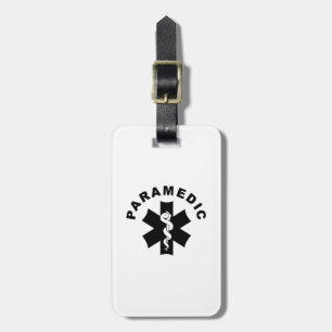 Paramedische EMS Logo Bagagelabel