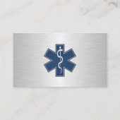 Paramedische EMT EMS Deluxe Visitekaartje (Achterkant)