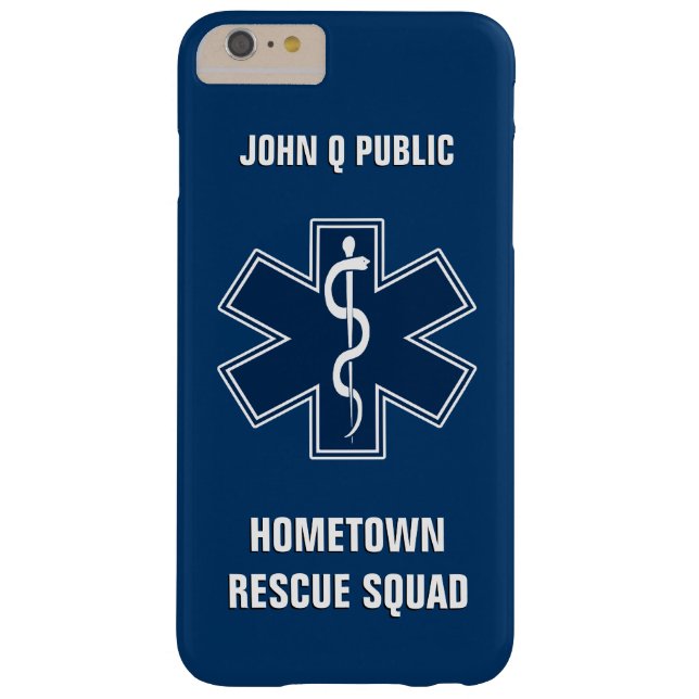 Paramedische EMT EMS Name Sjabloon Case-Mate iPhone Case (Achterkant)