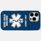 Paramedische EMT EMS Name Sjabloon Case-Mate iPhone Case (Achterkant (horizontaal))