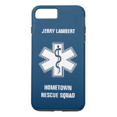 Paramedische EMT EMS Name Sjabloon Case-Mate iPhone Case (Achterkant)