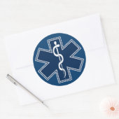Paramedische EMT EMS Ronde Sticker (Envelop)