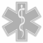 Paramedische EMT EMS Sticker (Voorkant)