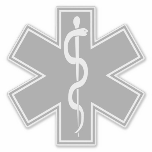Paramedische EMT EMS Sticker (Voorkant)