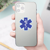 Paramedische EMT EMS Symbol Kiss-Cut Sticker (Telefoon)